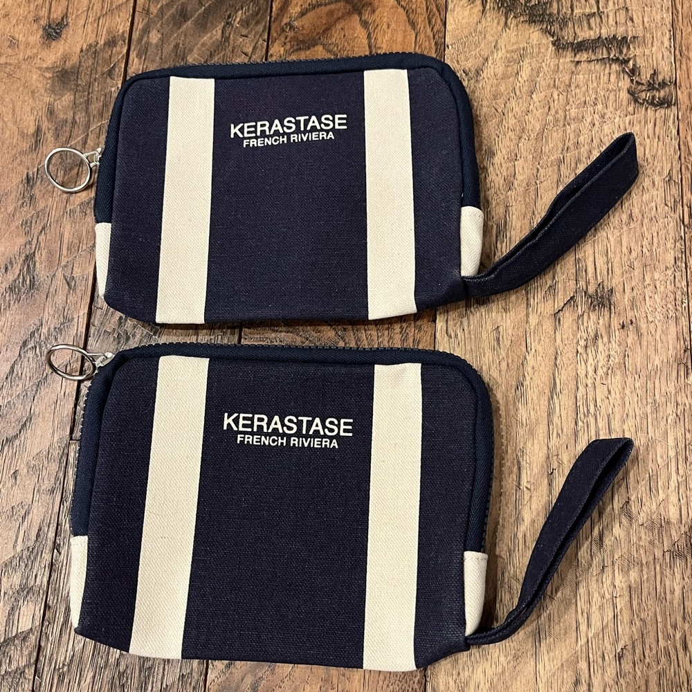 Bundle of 2 Kerastase cosmetic bags